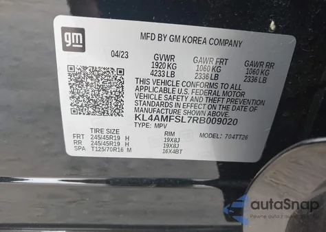 2024 Buick Encore Gx Avenir Fwd из США, поврежденный, VIN KL4AMFSL7RB009020